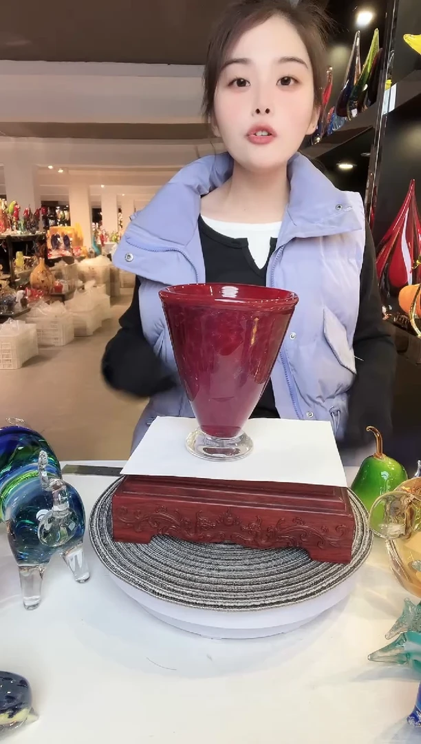 【闪购商品】茶盏琉璃摆件家居摆件
