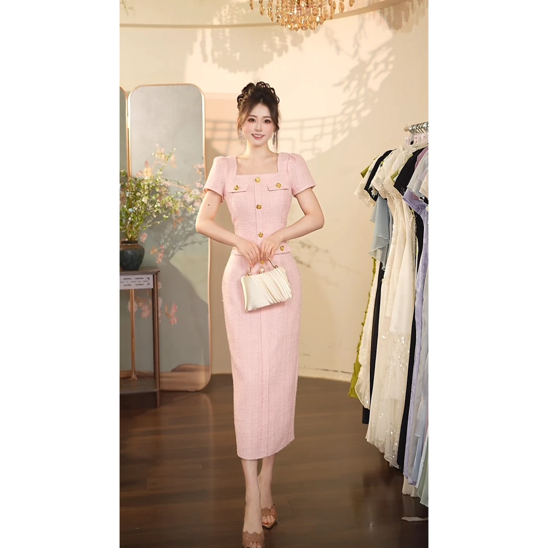 瑞瑞定制-1491（）连衣裙LL204