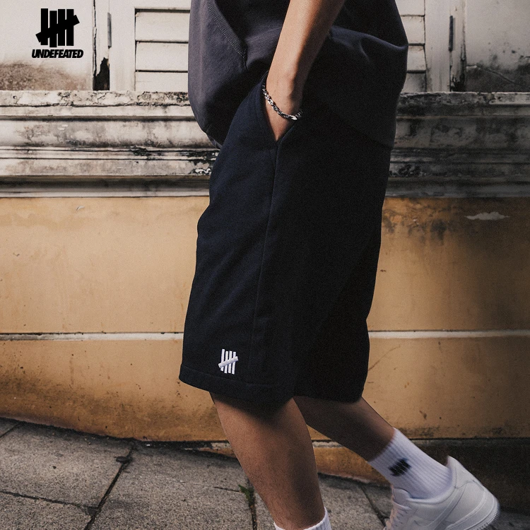 UNDEFEATED五条杠官方春季新品休闲宽松针织短裤UC51GKS03M