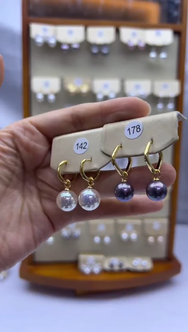 未镶嵌耳饰淡水珍珠142+178