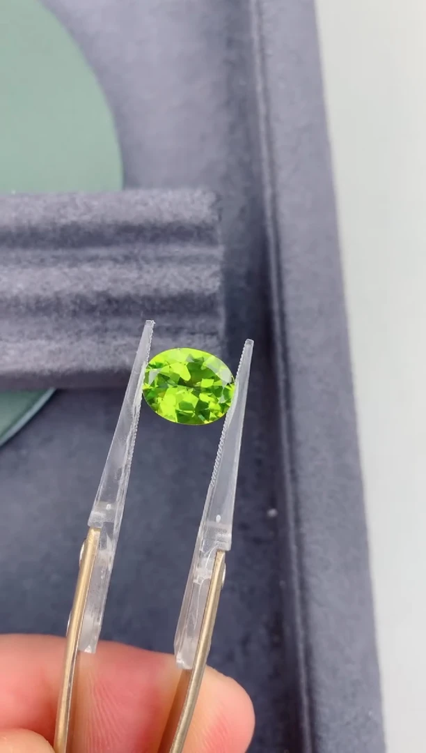 未镶嵌裸石定制橄榄石3ct 橄榄石 定制