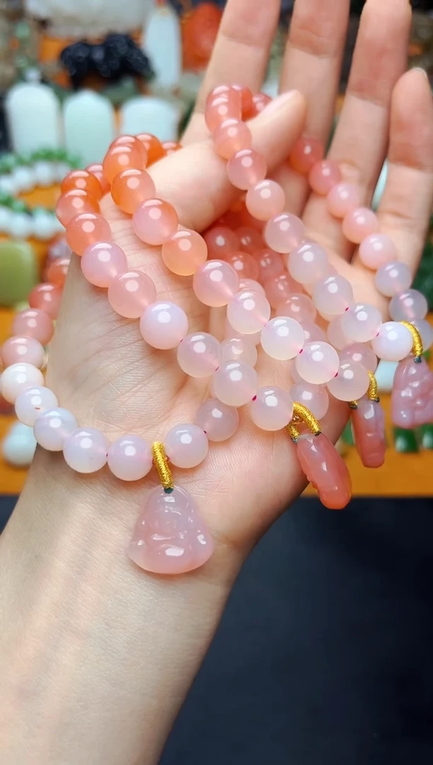 【闪购商品】玛瑙/玉髓手串未镶嵌多样性拍一发一