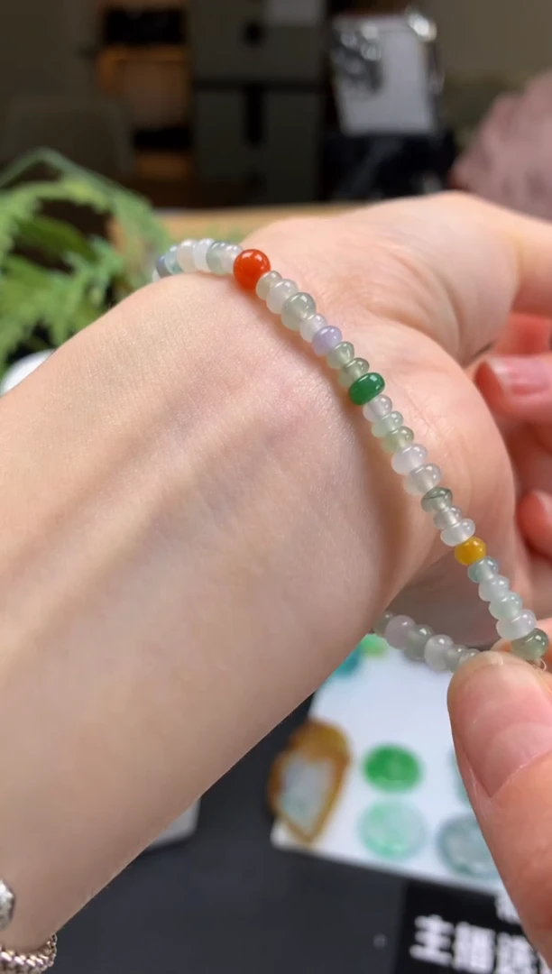 【闪购商品】定制翡翠未镶嵌珠串-92961