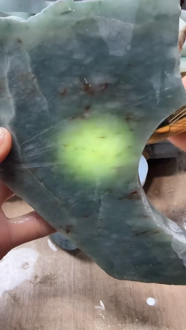 裸石翡翠天然翡翠A货花549