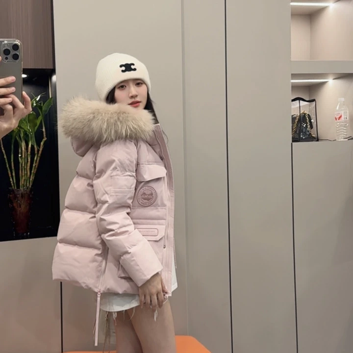 【小凡】25年新款加厚貉子毛领羽绒派克服