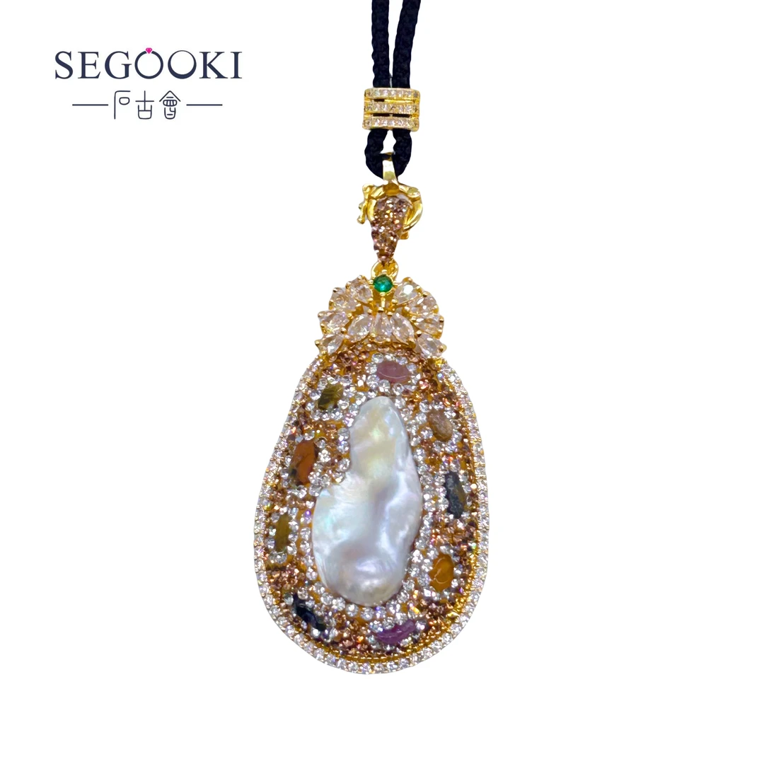 天然巴洛克淡水珍珠吊坠【多样性发一】【DS021】