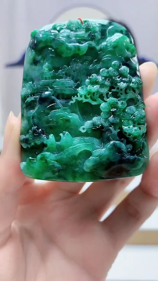 未镶嵌定制翡翠4852zm-毛货挂件69