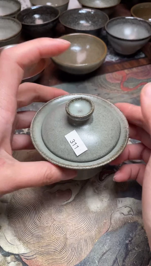 【闪购商品】盖碗311 福临号建盏盖碗