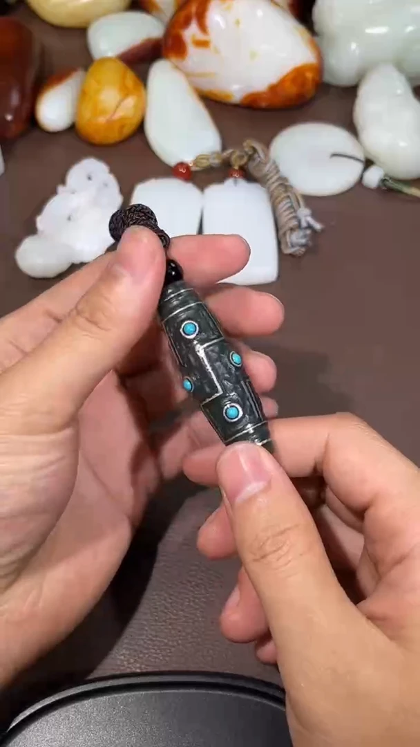 吊坠(不含链)未镶嵌和田玉柏***图吊坠