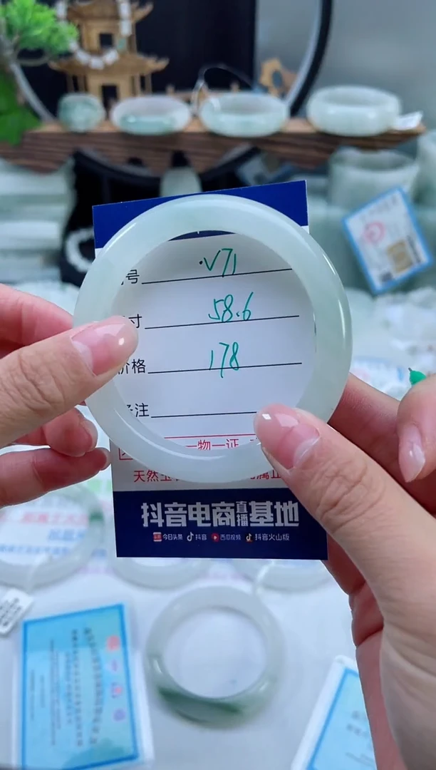 未镶嵌首饰石英质玉（天山翠）71