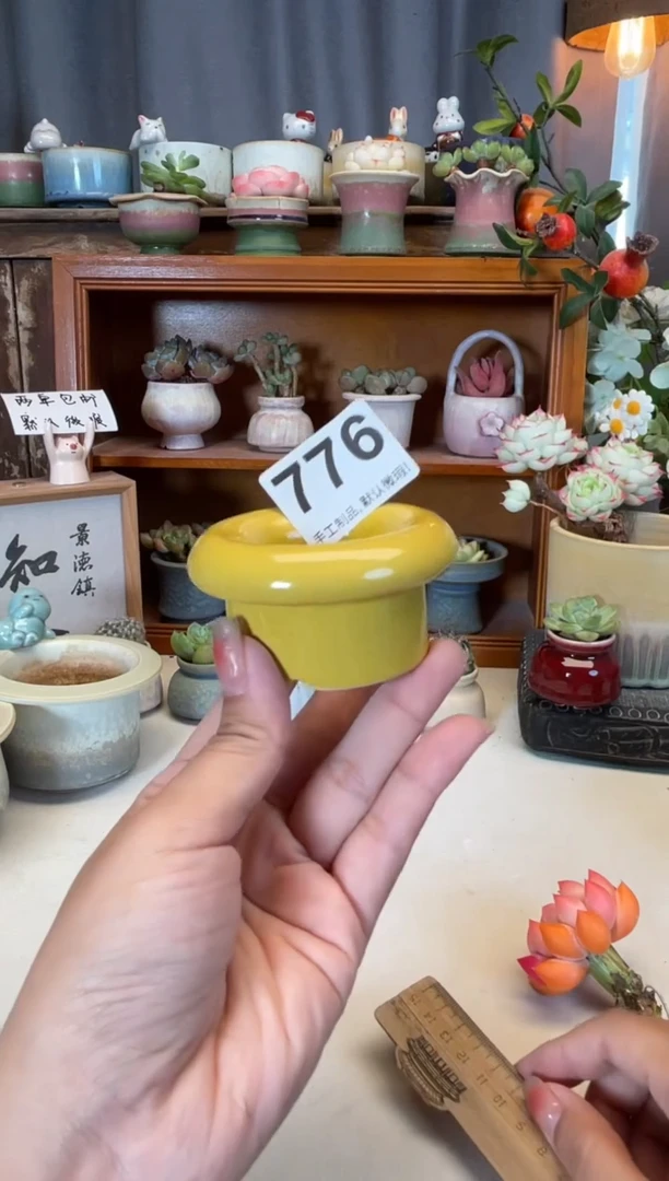 瓷片776知木小芳花盆