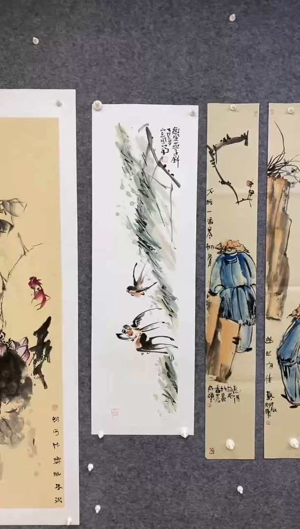 国画尚定固国画作品