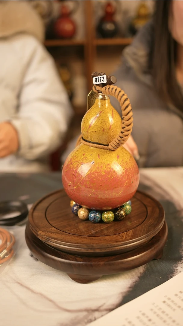 【闪购商品】173精品大漆酒葫芦送漏斗网兜