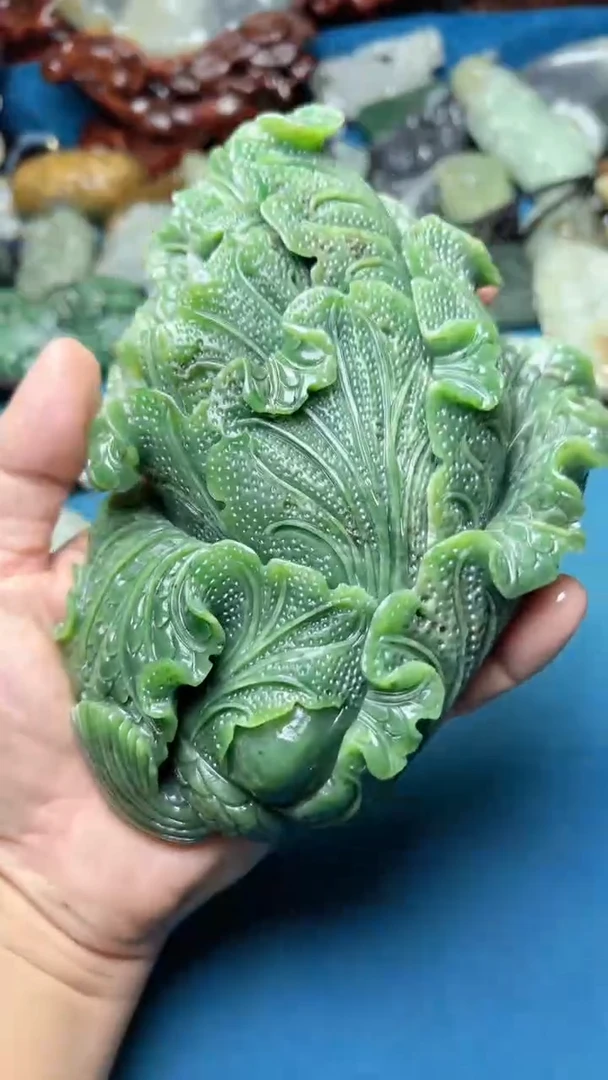 和田玉未镶嵌摆件-