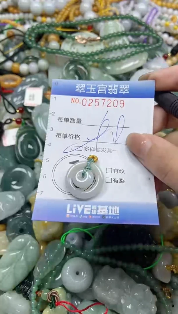 颈饰未镶嵌翡翠闪购C0257209多样性发其一
