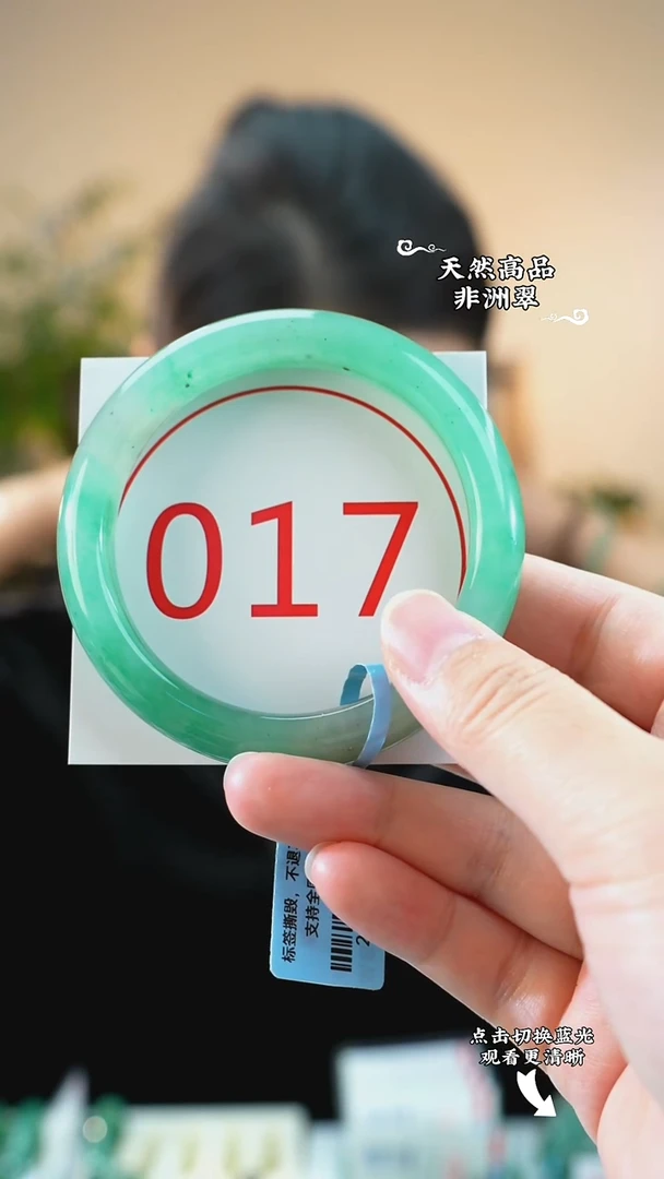 未镶嵌手镯石英质玉（非洲翠）5859