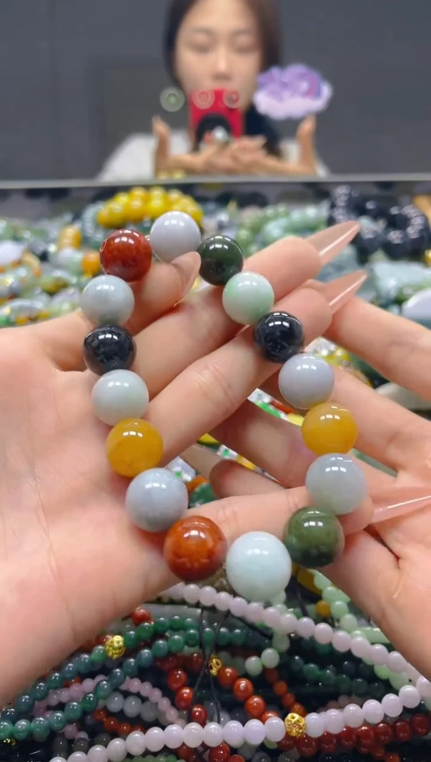 颈饰未镶嵌翡翠13MM