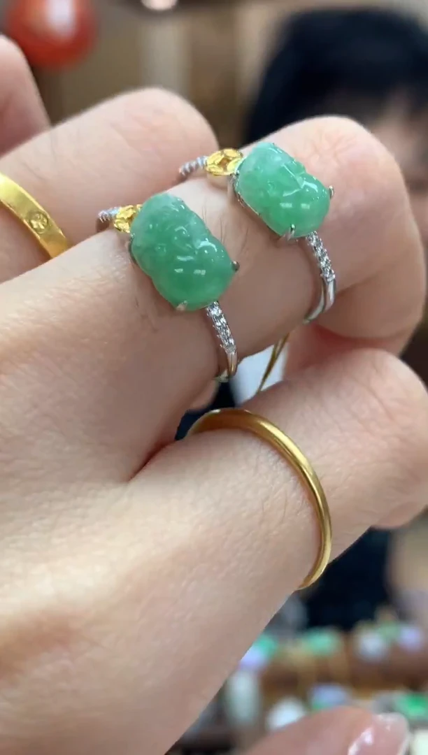 未镶嵌戒指翡翠戒指 多样性发货1件