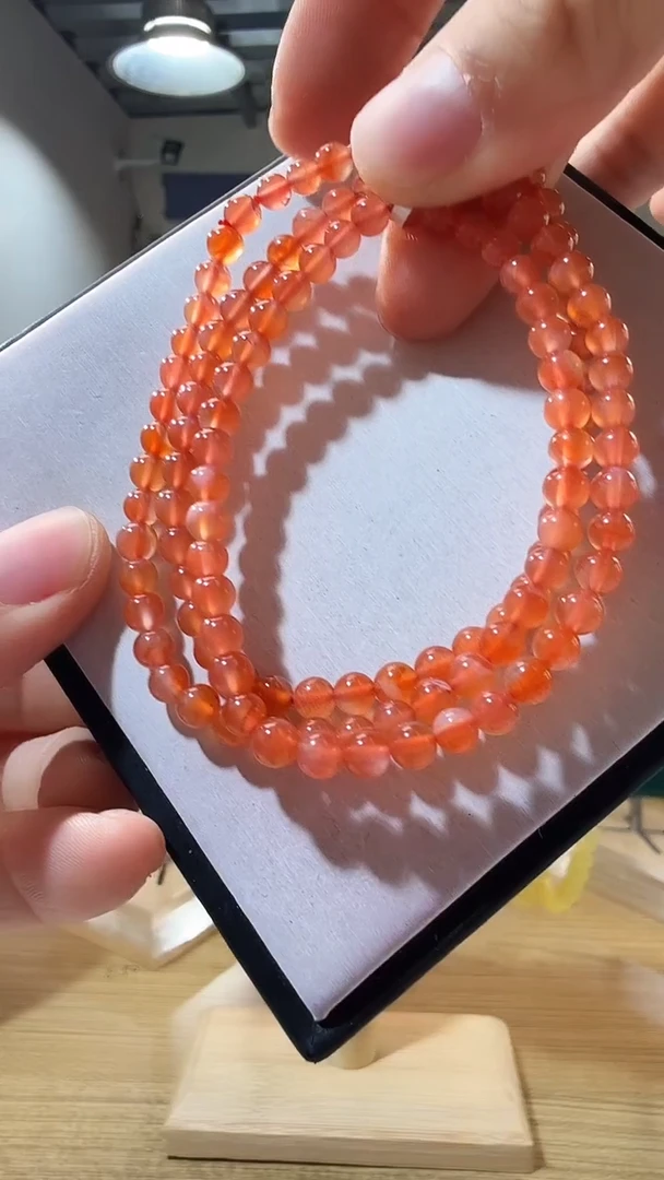 未镶嵌手链南红玛瑙优0294 约4mm