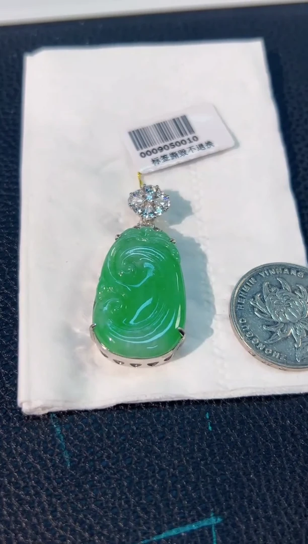颈饰未镶嵌翡翠 缅料A货/支持复检/一件