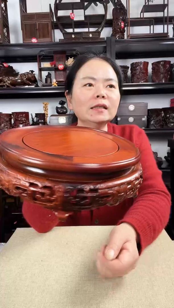 木老李红木工艺品282瑕疵
