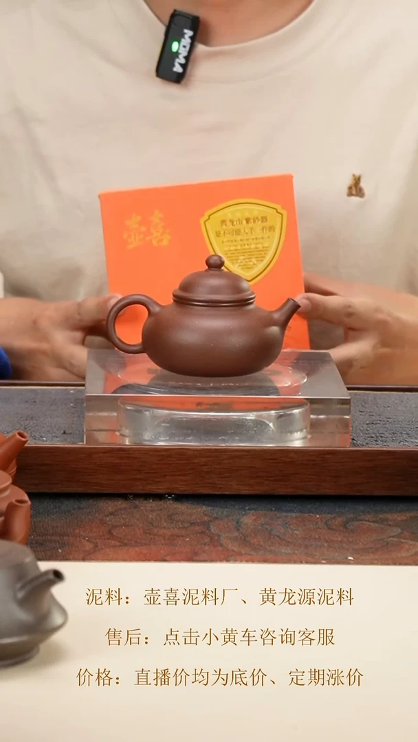 茶壶紫砂 黄龙源 底槽清 容天壶 140cc 钱币孔