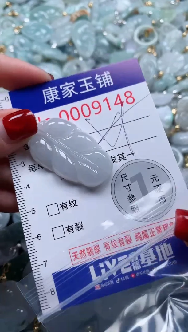 翡翠未镶嵌吊坠(不含链)9148