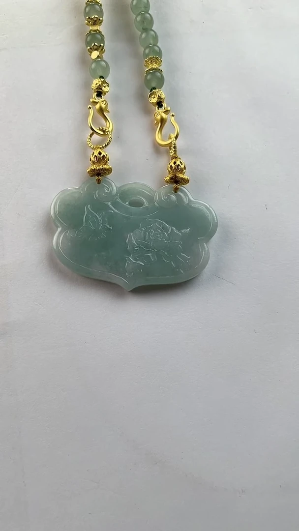 【闪购商品】翡翠颈饰未镶嵌2011(赠链)部分宝贝微瑕主播介绍为准