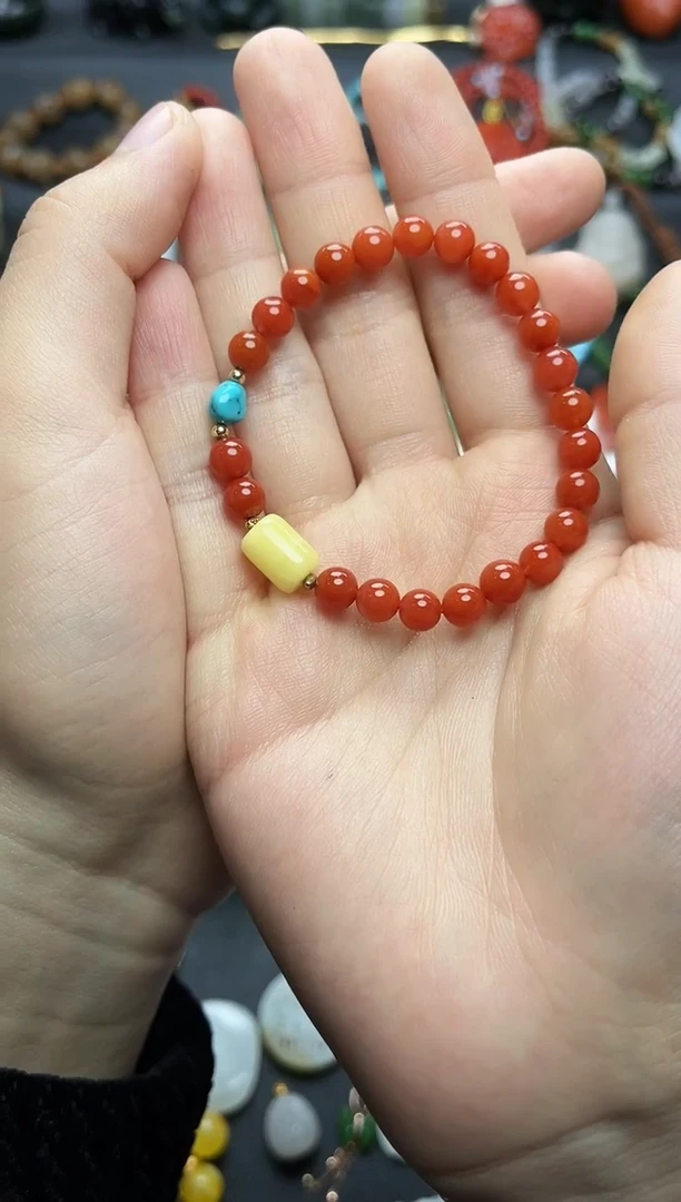 未镶嵌手串南红玛瑙南红手串06