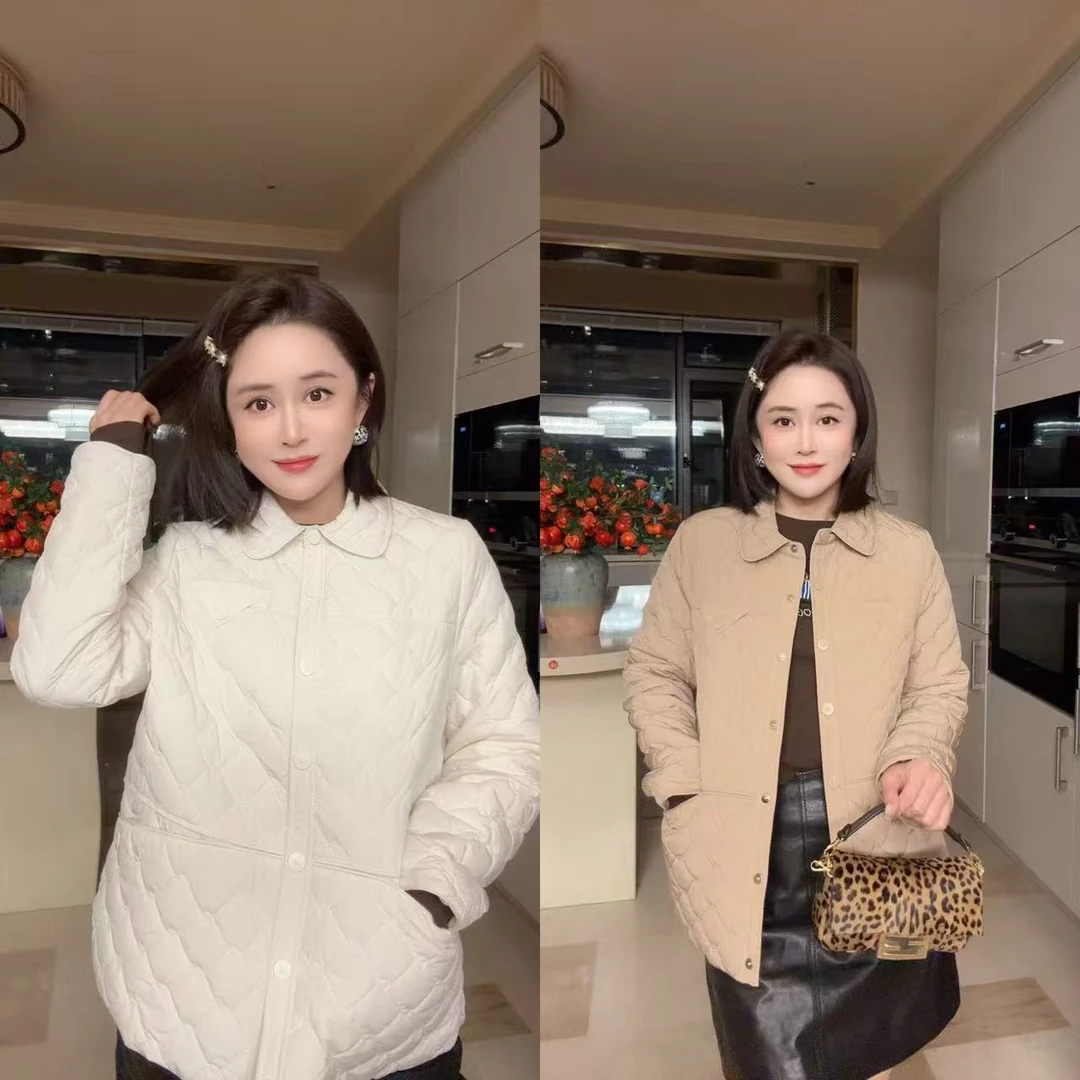 【三角标棉服】翻领轻薄棉服822502