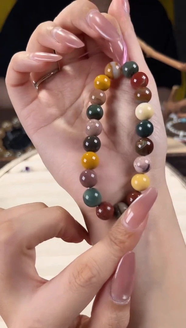 玛瑙/玉髓手链未镶嵌阿拉善玛瑙