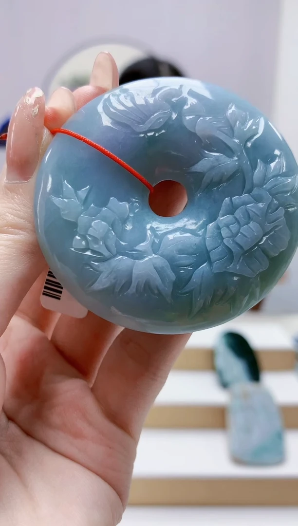 未镶嵌定制翡翠4812jw-毛货挂件56