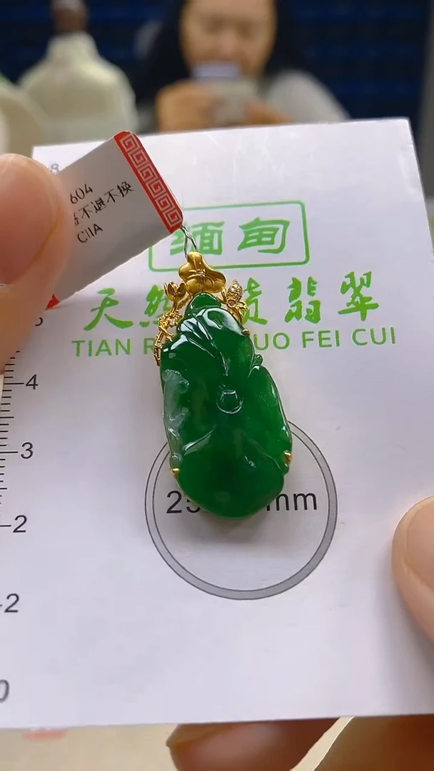 翡翠18K金镶嵌颈饰新号开播 全场乱卖