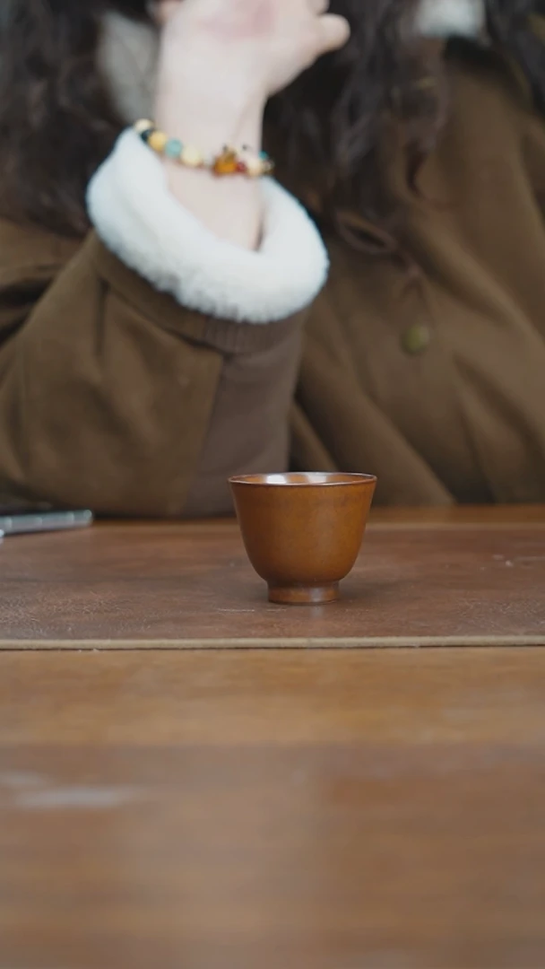 【闪购商品】杯景德镇紫金釉直口杯