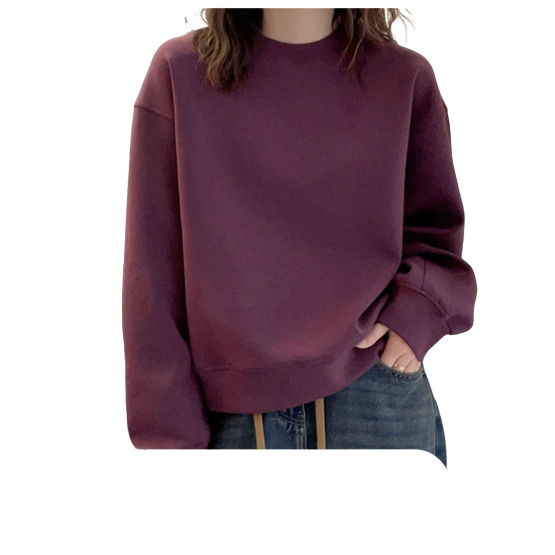 长袖卫衣微胖秋装女款爆款2024新款小个子洋气时尚宽松大码上衣服