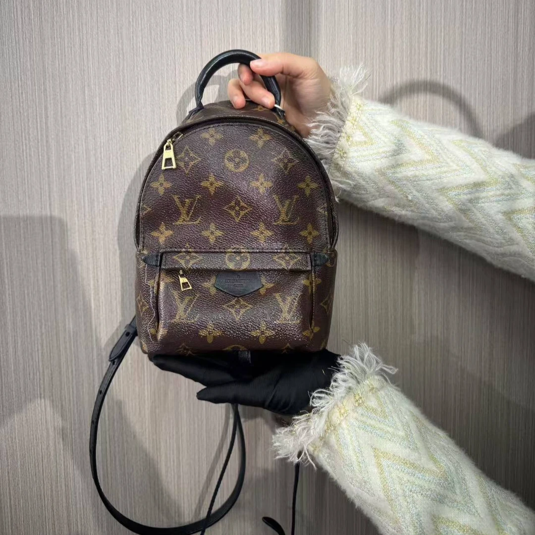 95新 LouisVuitton/路易威登 老花mini双肩包/云海优选/57821