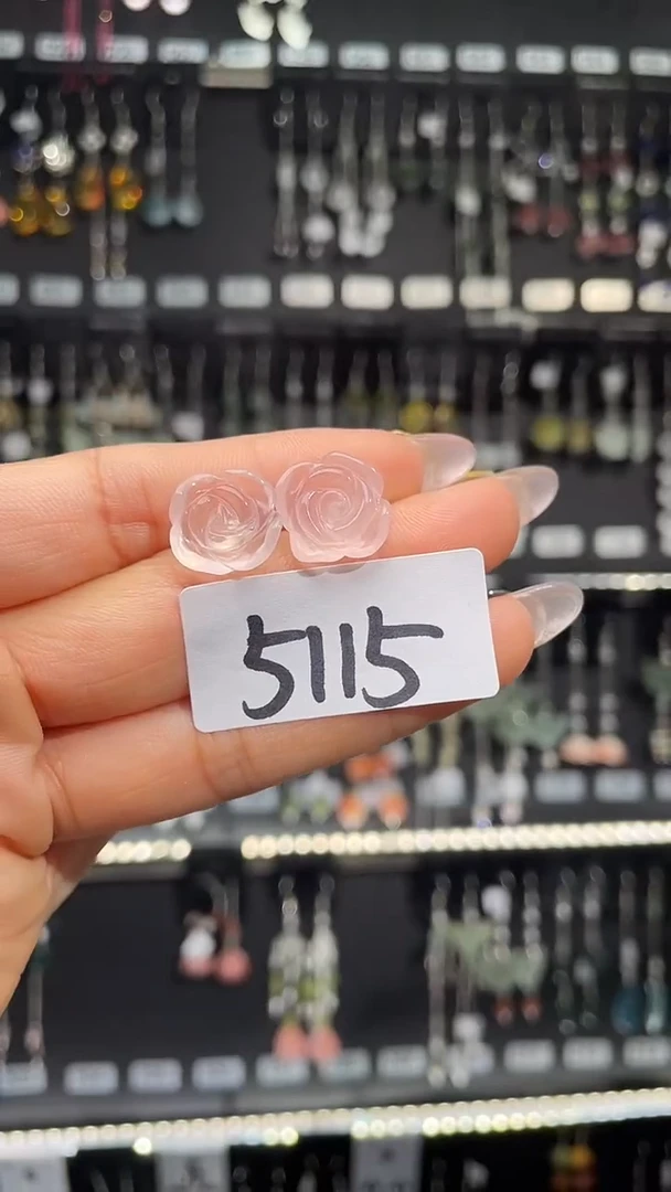 紫晶耳饰银S925镶嵌喜欢拍