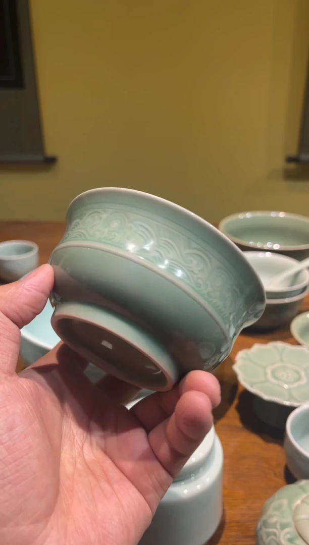 瑕疵4.5海浪碗1只