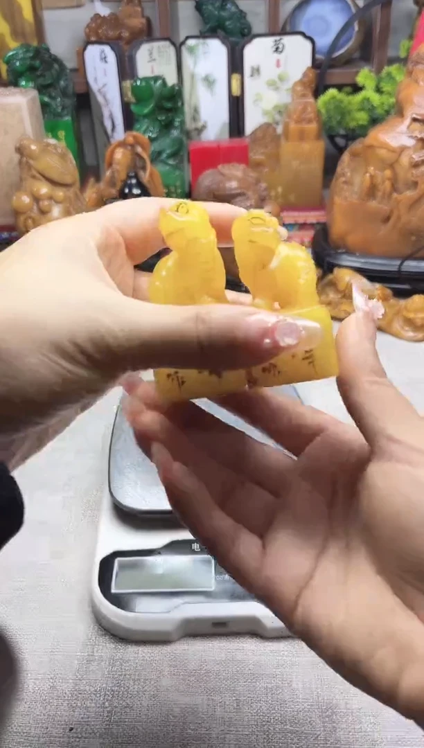 寿山石印石纯天然石料