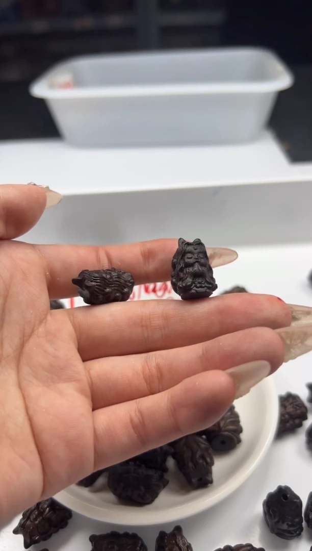 檀香木散珠w1757沉沉九尾狐1个