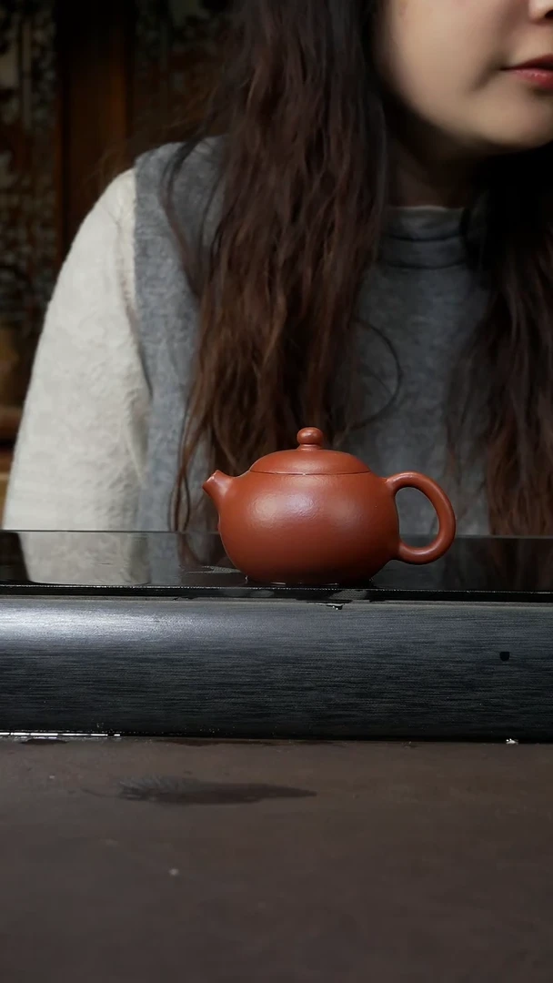 【闪购商品】紫砂茶壶朱泥 西施 90cc 031