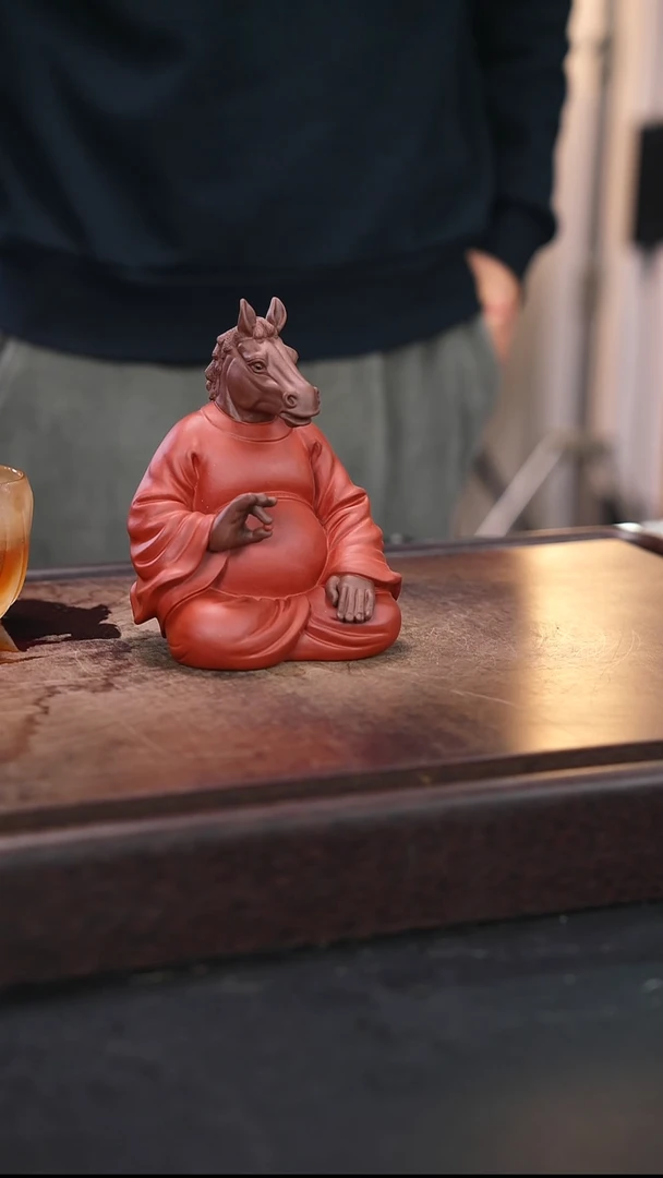 紫砂茶宠紫砂马仙