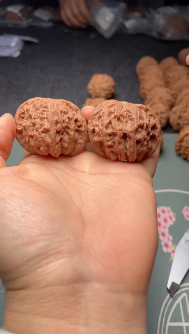 把件文玩核桃w137  磨盘   42