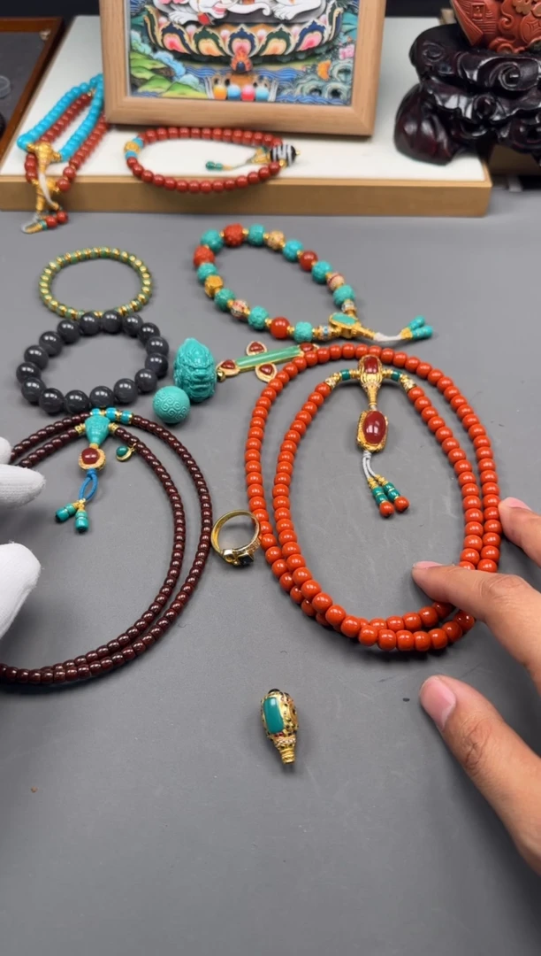 【闪购商品】碧玺配饰配饰18K金镶嵌配饰配饰