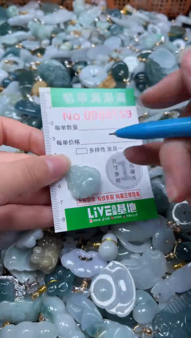 颈饰未镶嵌翡翠8159