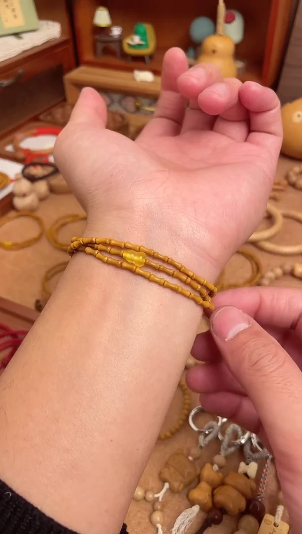 竹节手串一物一拍三圈加黄葫芦