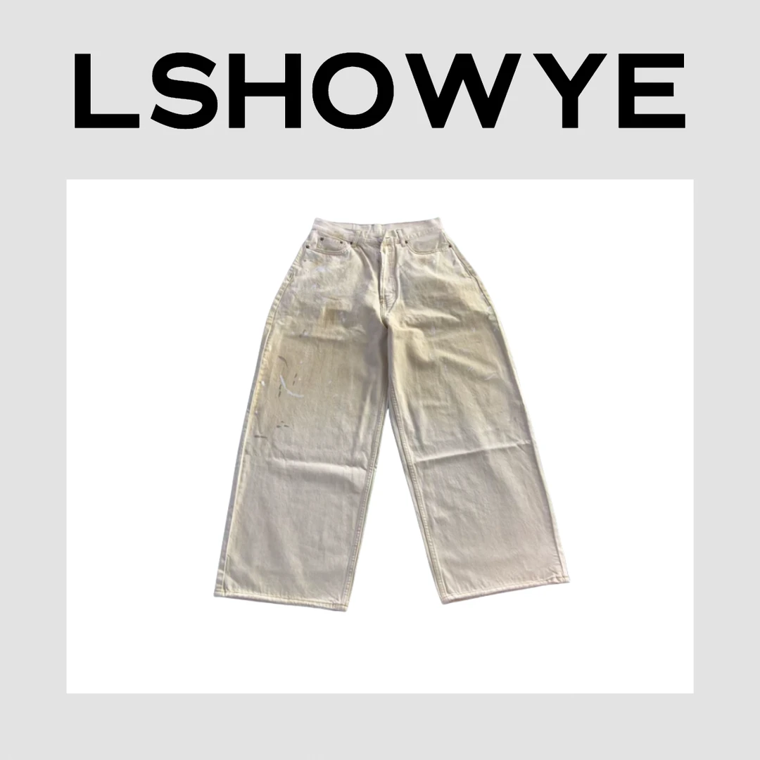 LSHOWYE｜涂鸦直筒裤  HT17