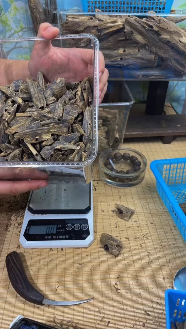 沉香碎屑沉香30克