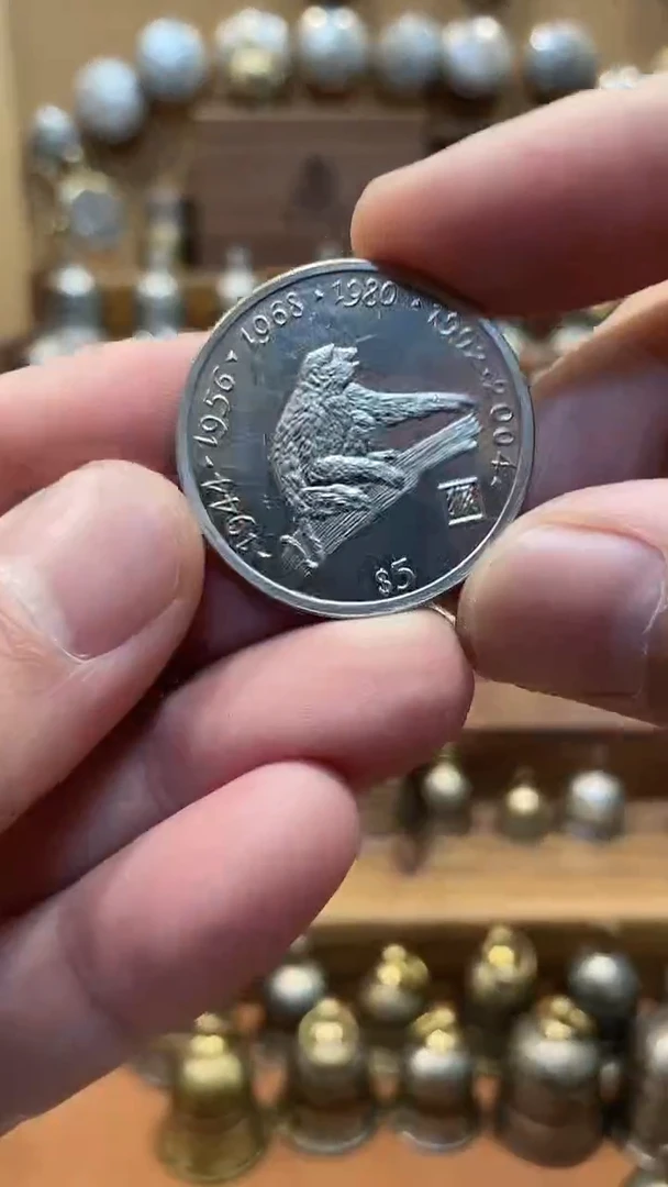 莎*猴硬币不做旧不焊环发硬币