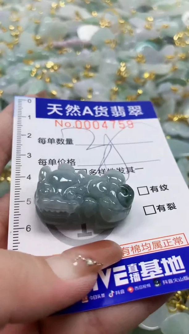 颈饰未镶嵌翡翠天然A货翡翠